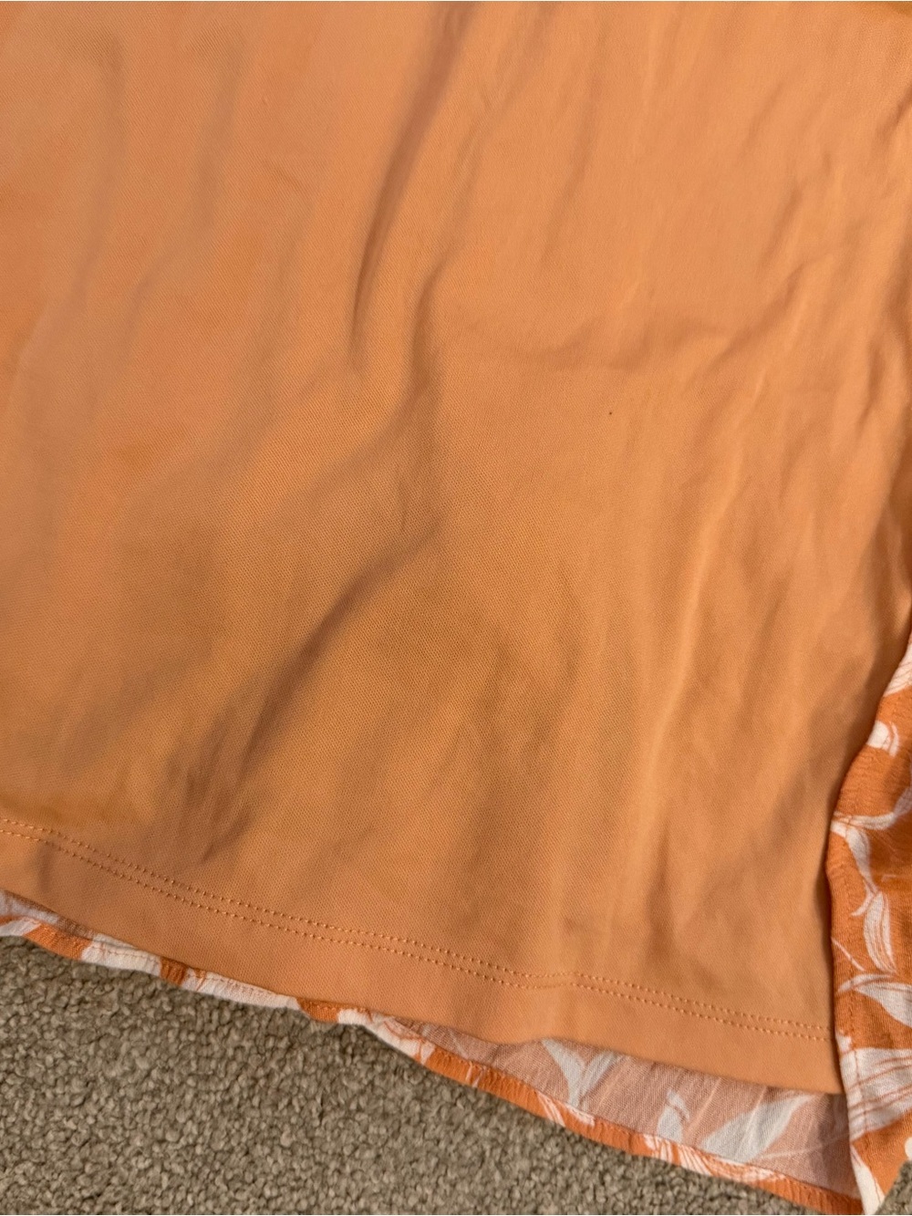 Torrid Peach Floral Maxi Sundress with Ruffle Hem - Picture 5 of 7
